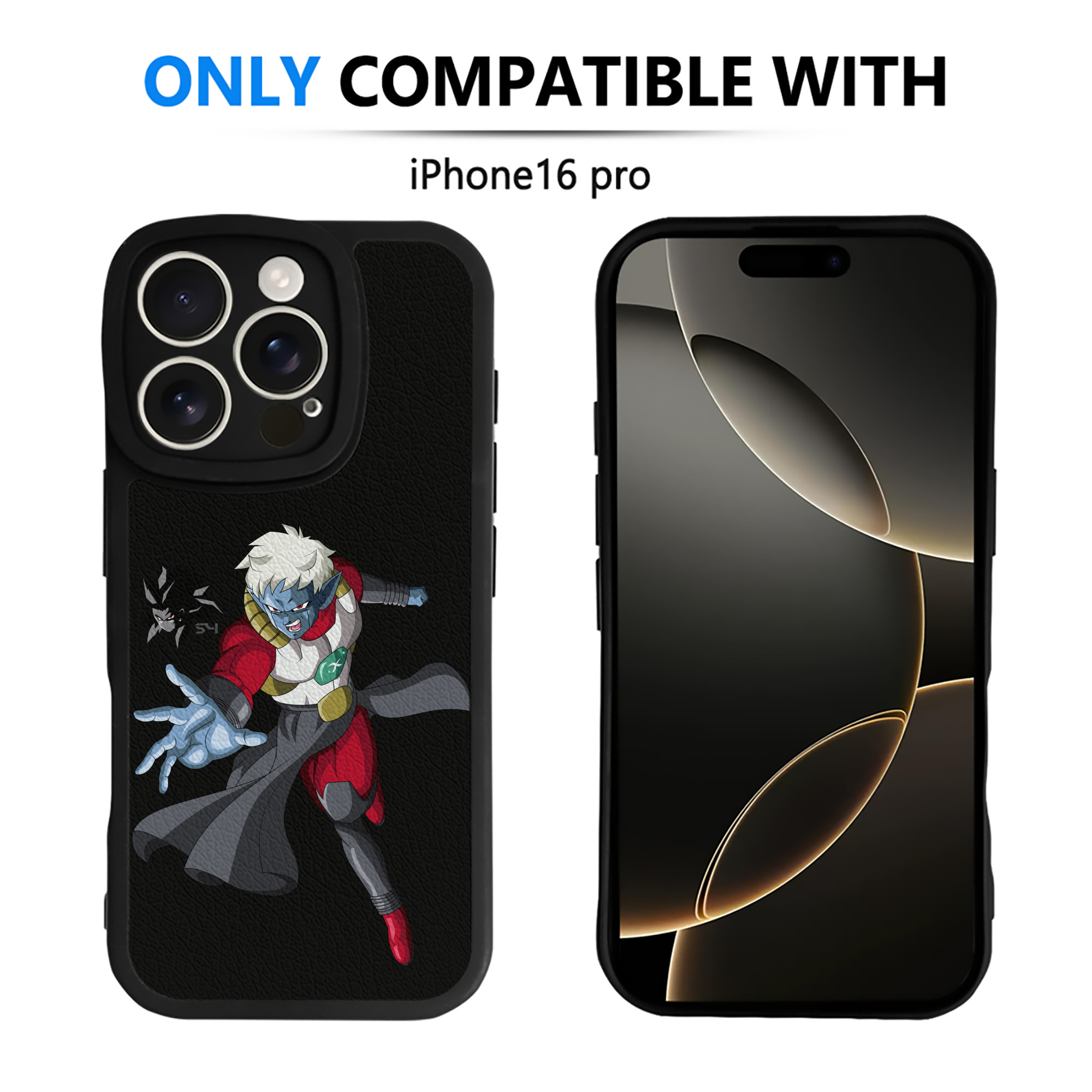 （画像用） ドラゴンボール DRAGON BALL 【iPhone 16シリーズ対応】シリコンスマホケース（レザー調） 材質：シリコン